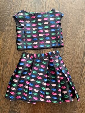 Milly kids skirt and top set